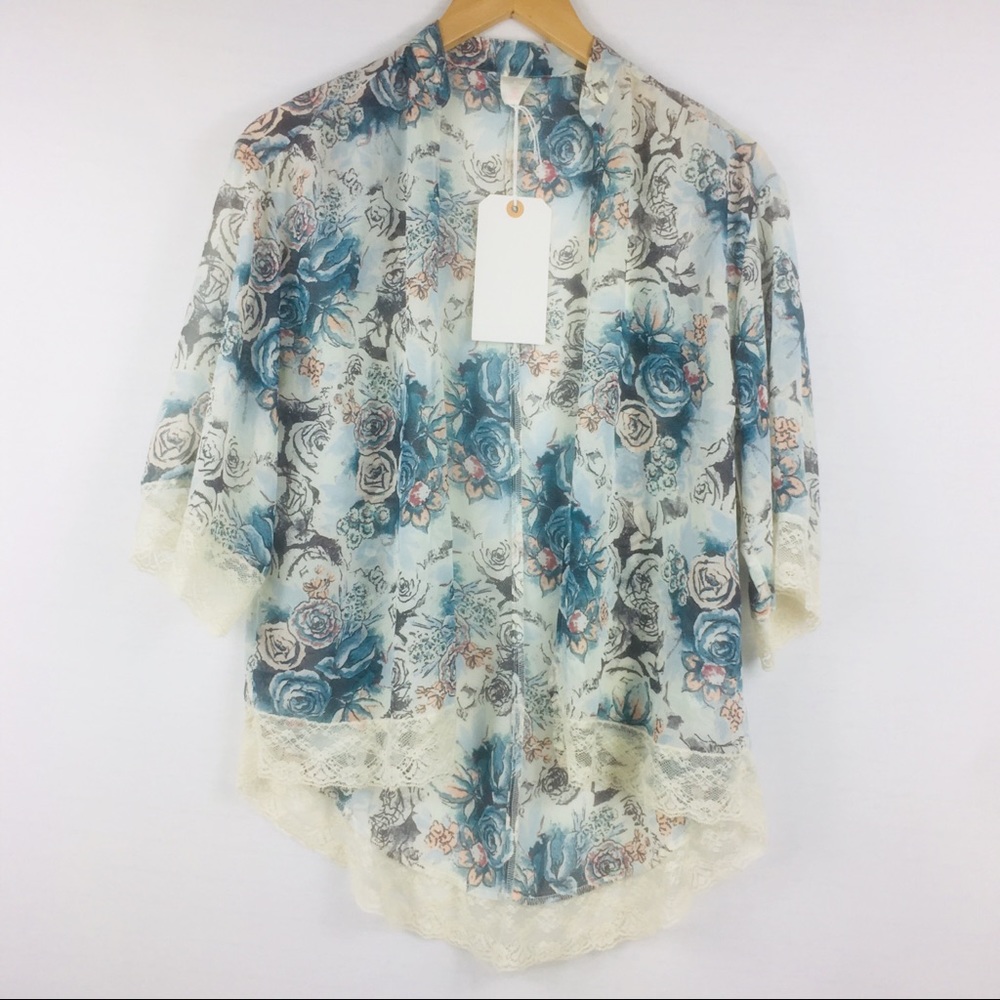 XS Wild Pearl Lightweight Blazer Short Kimono